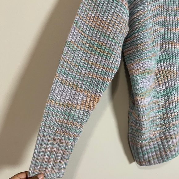 Rue 21 Womens Sweater Size Medium Multicolored Knit Turtleneck Top NWT - Picture 3 of 9